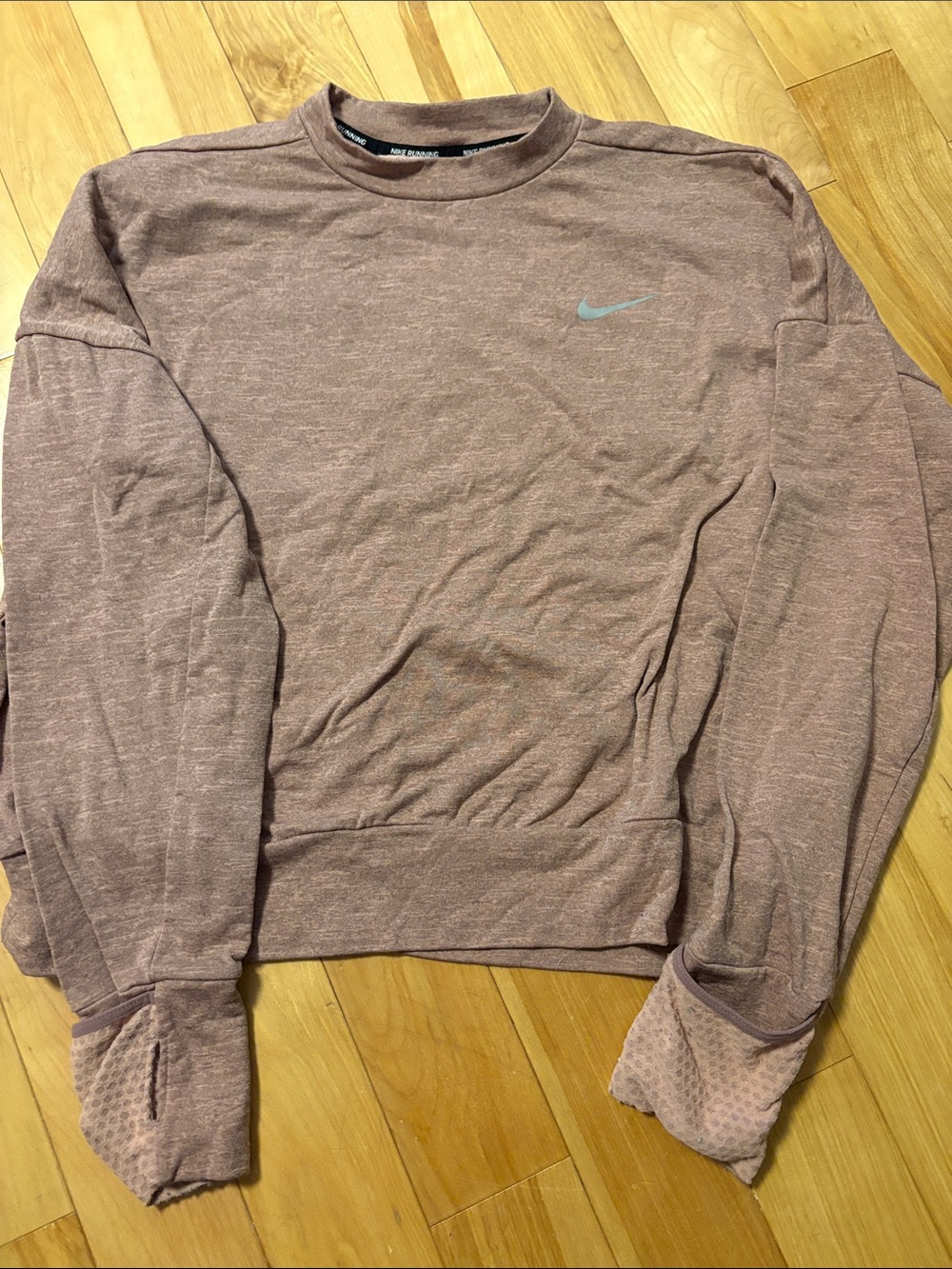 Nike Crewneck Sweatshirt in Mauve Heather